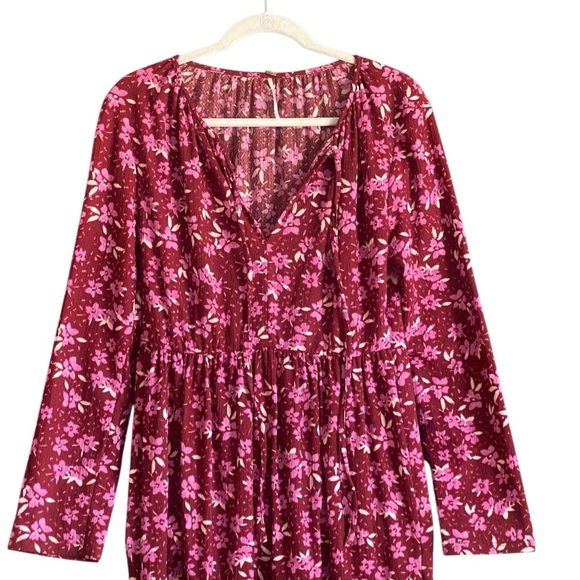 Free People Tears of Joy Midi Dress. Size Large. - Picture 5 of 11